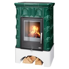 Kachlová kamna ABX Britania s výměníkem, flaschengrün 